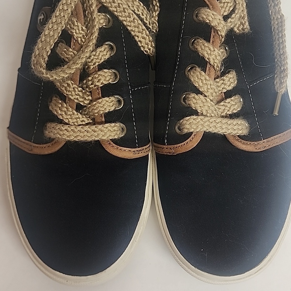 Taos Super Soul Black Gray & Tan Unisex Size 9.5L/8M Casual Sneakers SSL-14101 - Picture 4 of 9